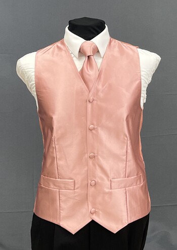 Rose Gold Solid Vest